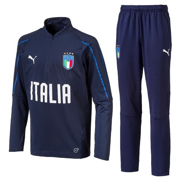 Survetement Football Italie 2018 Bleu Marine